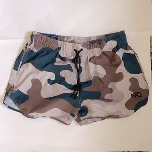 Camo workout shorts